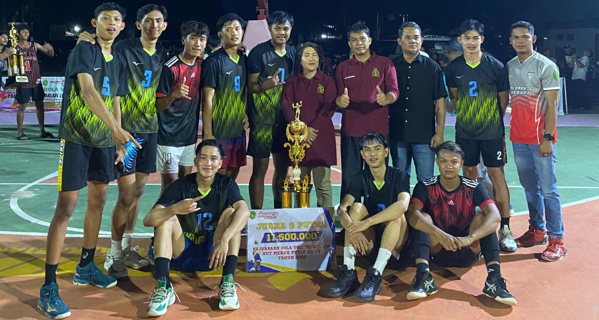 LAGA FINAL BUPATI CUP BOLA VOLI SANGASANGA