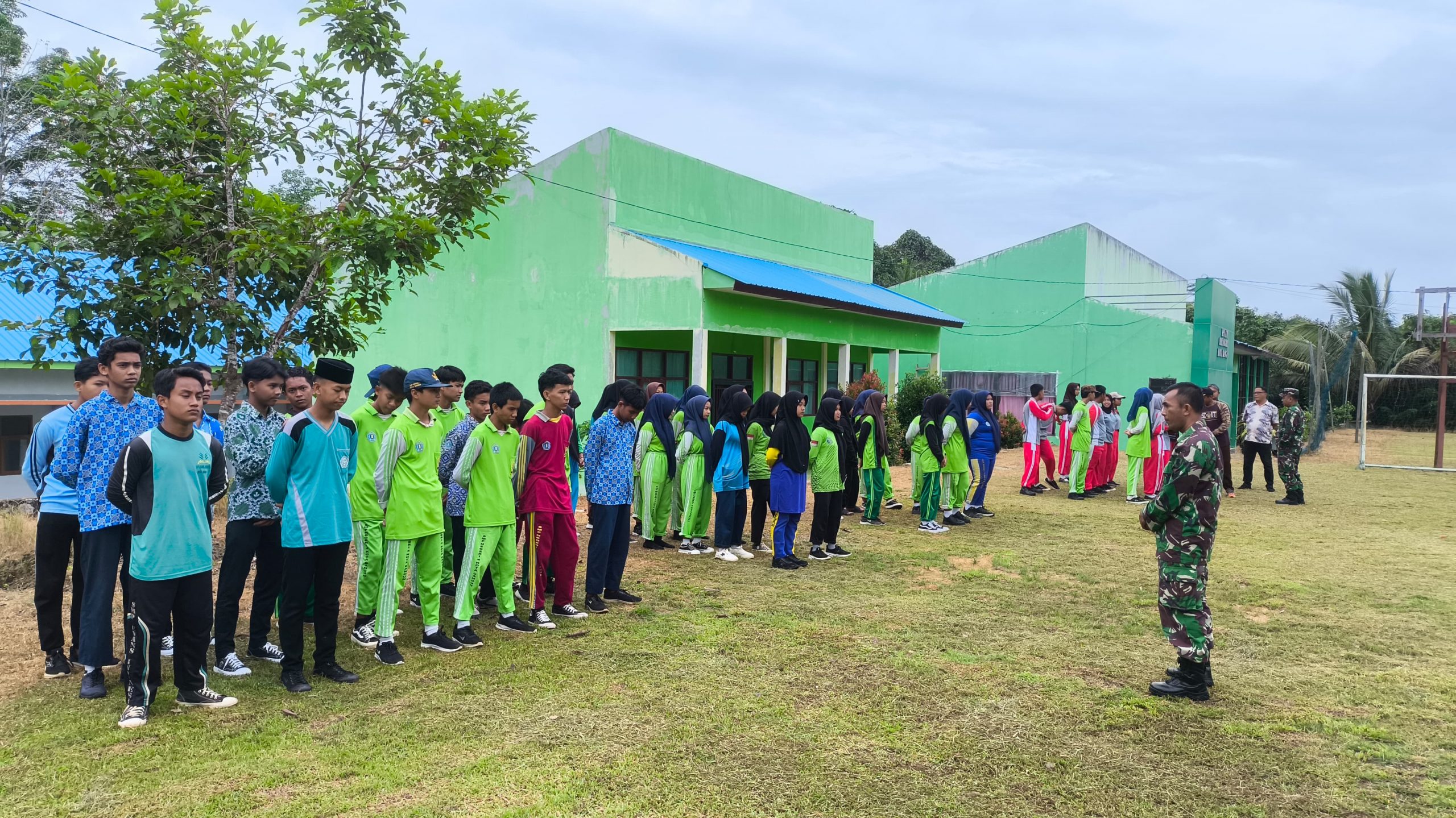 Seleksi Paskibra Jelang HUT RI Ke-80 tingkat Kecamatan Kota Bangun Darat