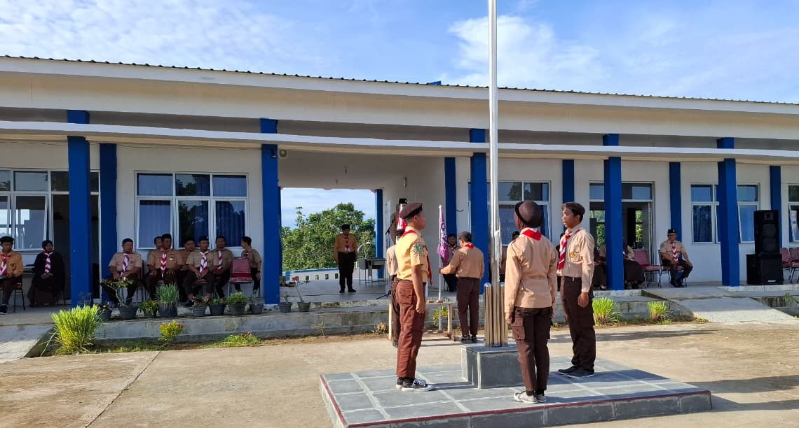 Peringatan Hari Pramuka ke-64 di Kecamatan Kota Bangun Darat, Tekad Perkuat Karakter Generasi Muda