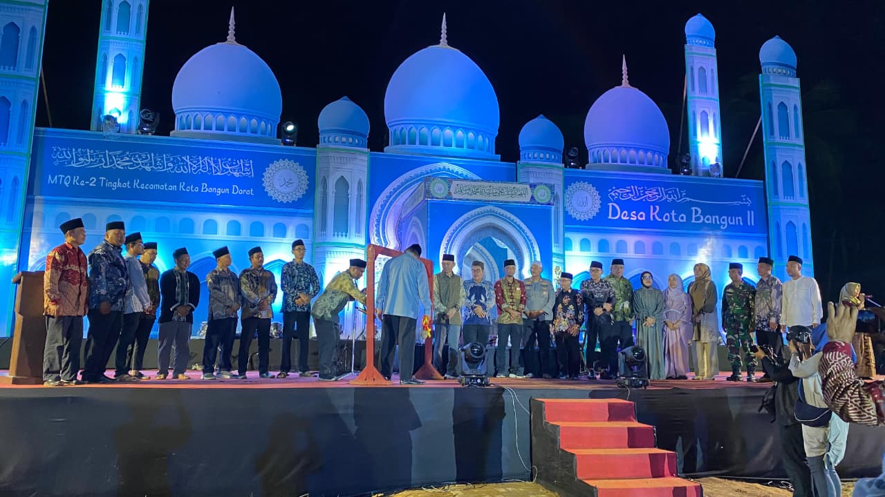 MTQ ke-II Tingkat Kecamatan Kota Bangun Darat Resmi Dibuka, Desa Kota Bangun II Jadi Tuan Rumah