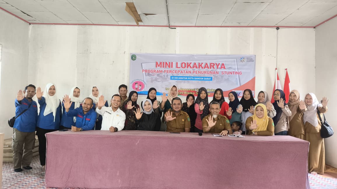 DP2KB Kukar Gelar Mini Lokakarya Percepatan Penurunan Stunting di Kecamatan Kota Bangun Darat