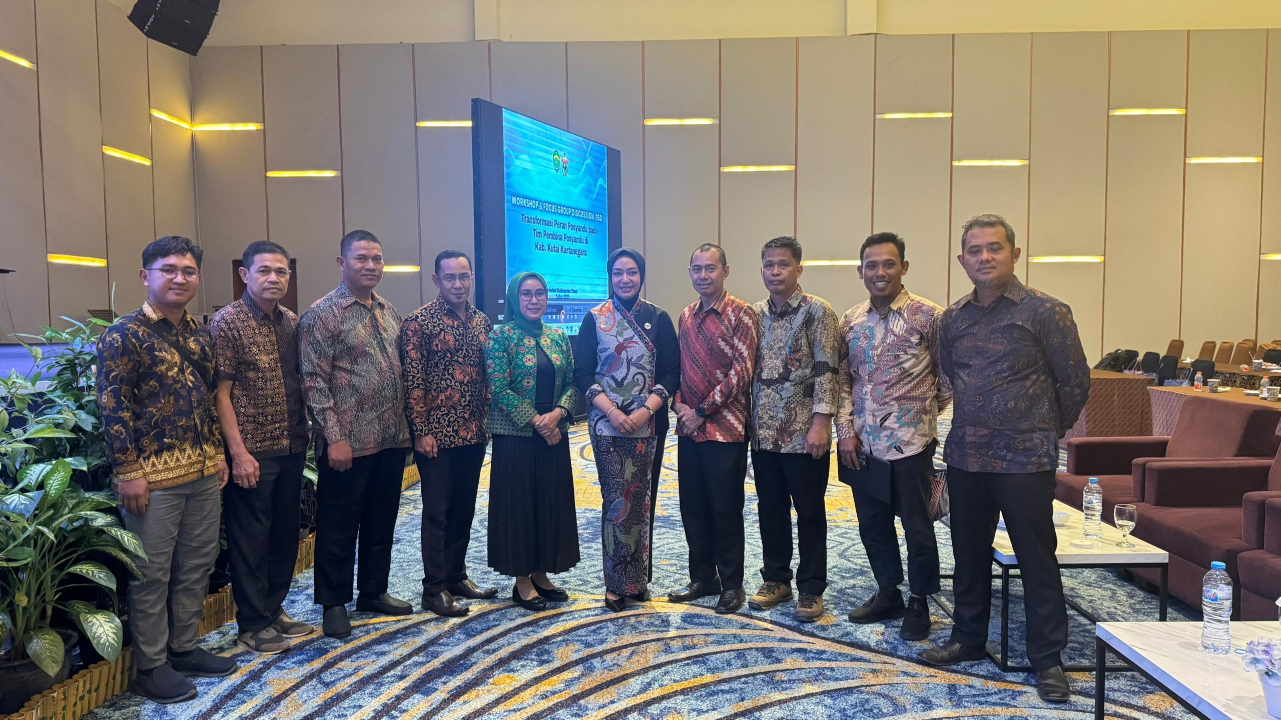 Kecamatan Kota Bangun Darat Ikuti Workshop & FGD Transformasi Peran Posyandu di Kab. Kutai Kartanegara