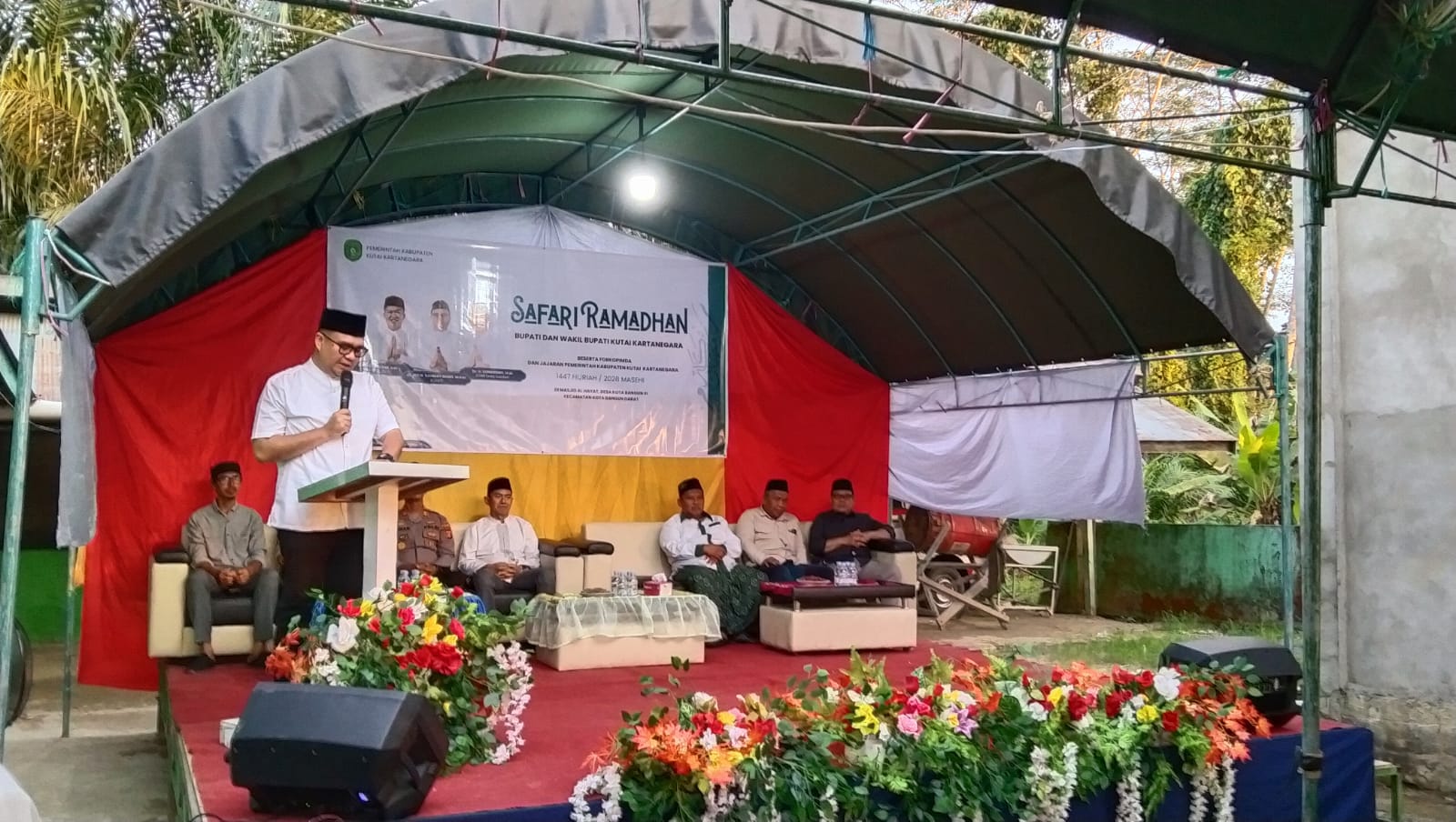 Safari Ramadhan Hari Pertama Kecamatan Kota Bangun Darat, Desa Kota Bangun III Jadi Tuan Rumah