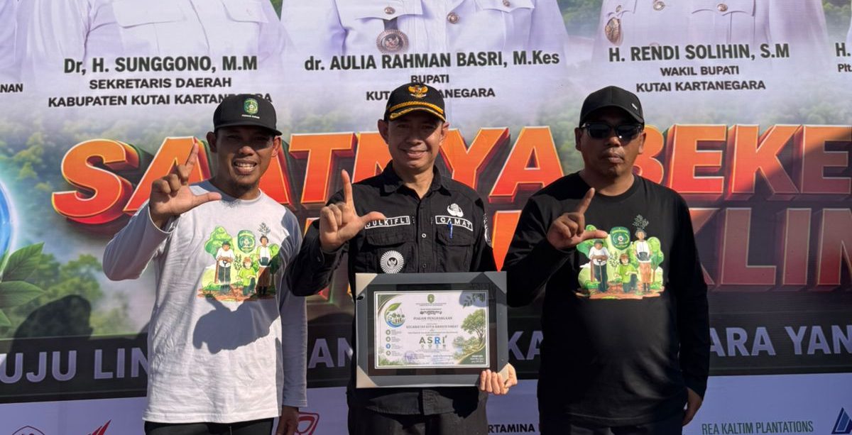 Kecamatan Kota Bangun Darat Raih Penghargaan Indonesia ASRI Tingkat Kabupaten Kutai Kartanegara